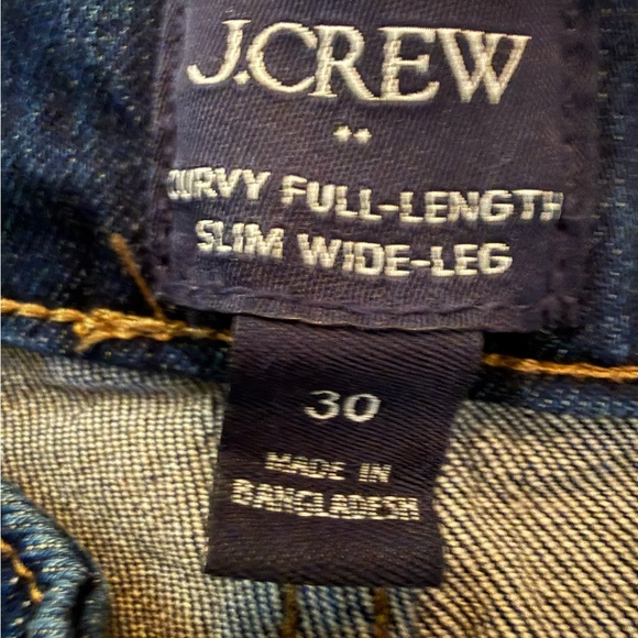 J. Crew Blue Flare & Wide Leg Jeans - Picture 6 of 6